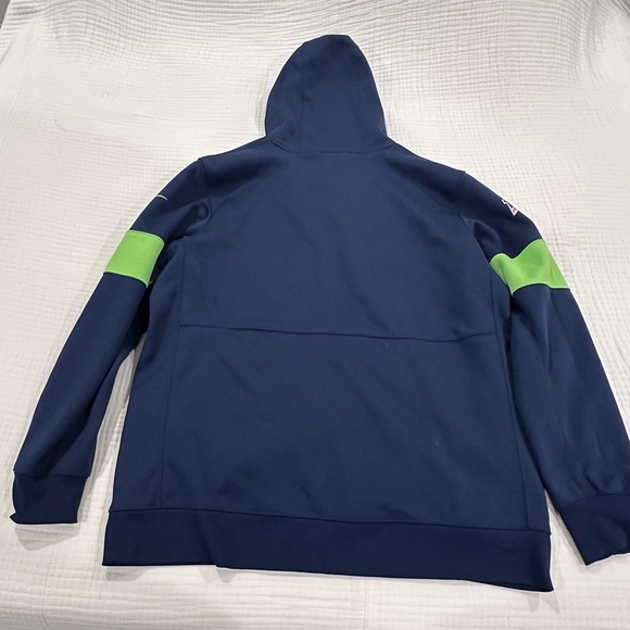 NFL Seattle Seahawks Blue and Green Hoodie - Picture 2 of 3